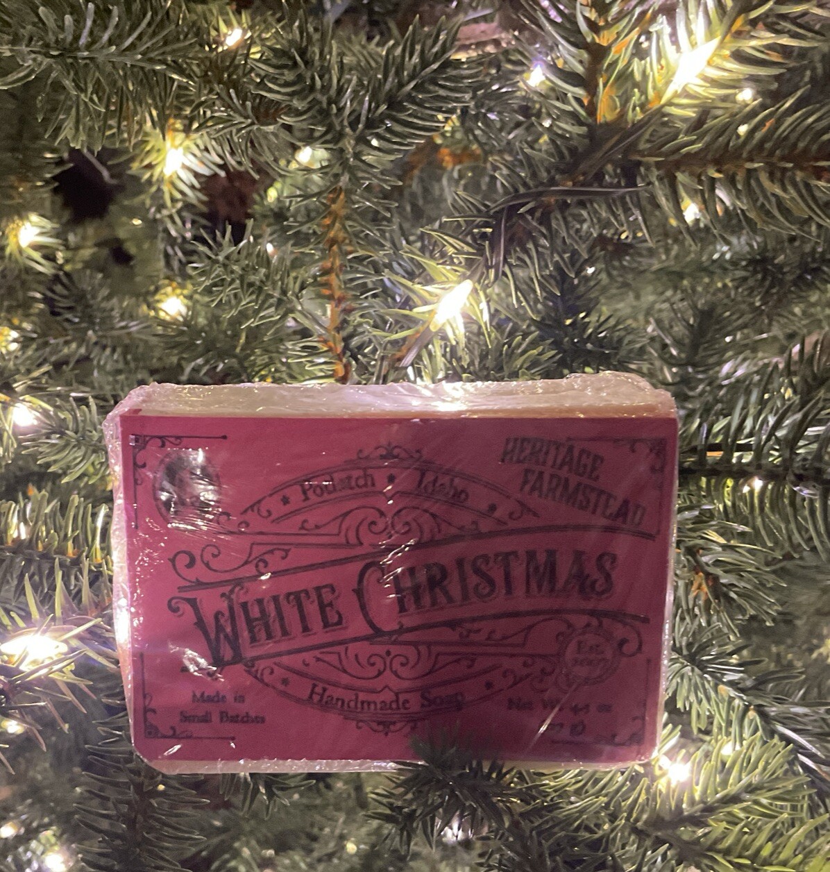 Heritage Farmstead Potlatch,Idaho White Christmas Soap Modern Product Holidays