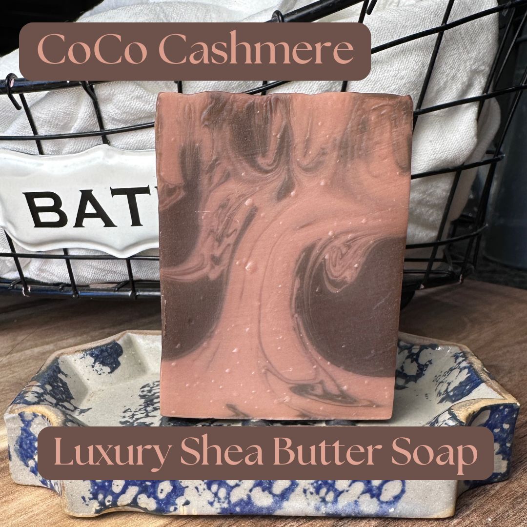 Luxury Handmade Shea Butter Soap 5 oz – Six Options – No Palm Oil or Phthalates
