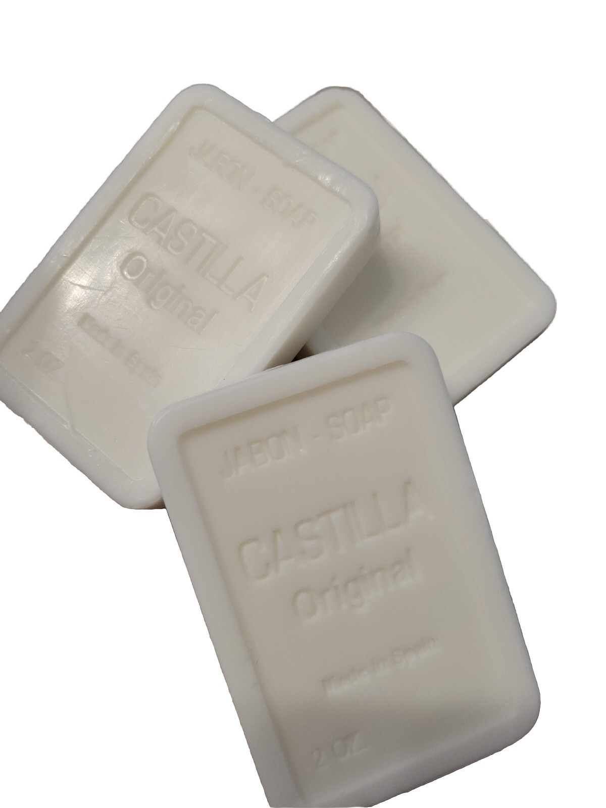 Original Jabon Castilla Castile Vegetal Oil Soap Bars Made in Spain 3 Bars-2 0z.