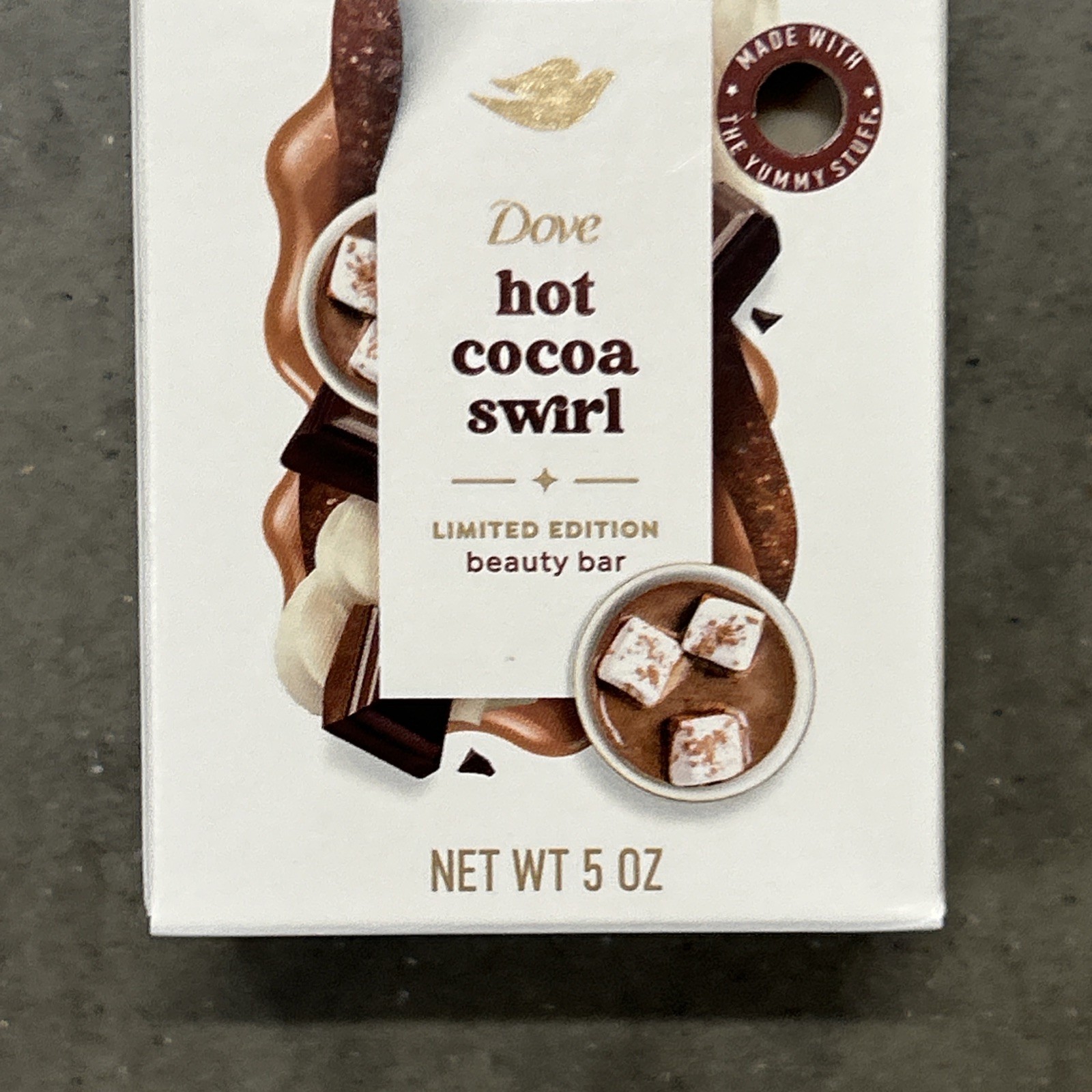 3x Dove Limited Edition Holiday Treats HOT COCOA SWIRL Beauty Bar 5oz Soap
