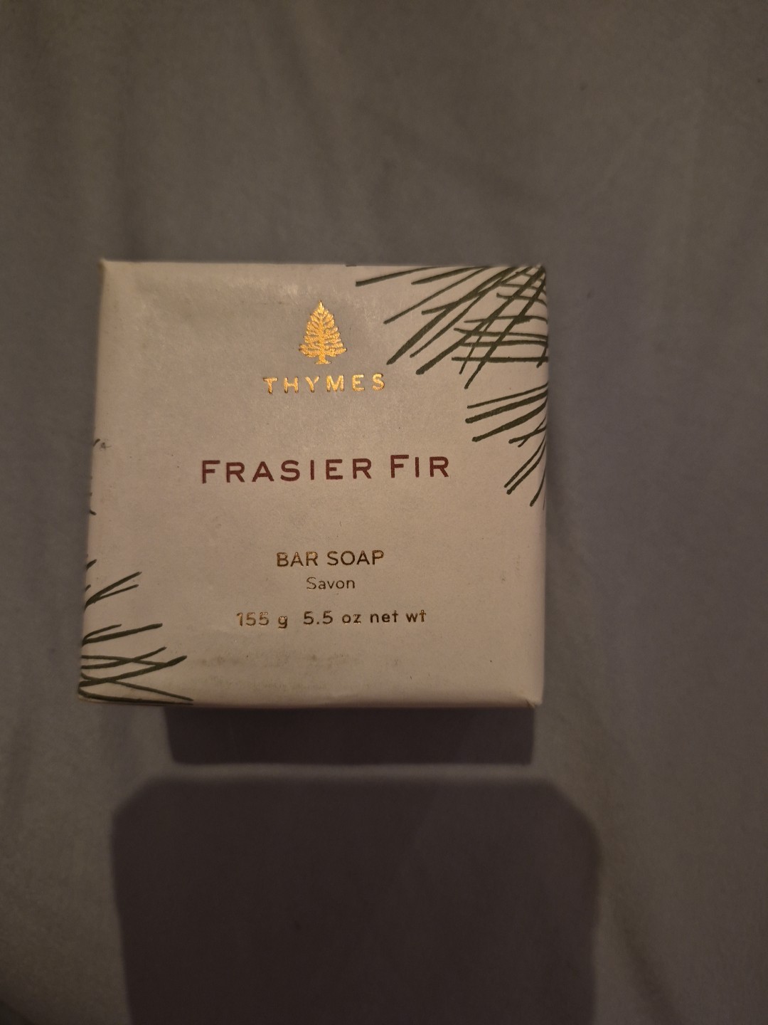 Thymes Frazier Fir Triple Milled Soap 5.5oz NWOB