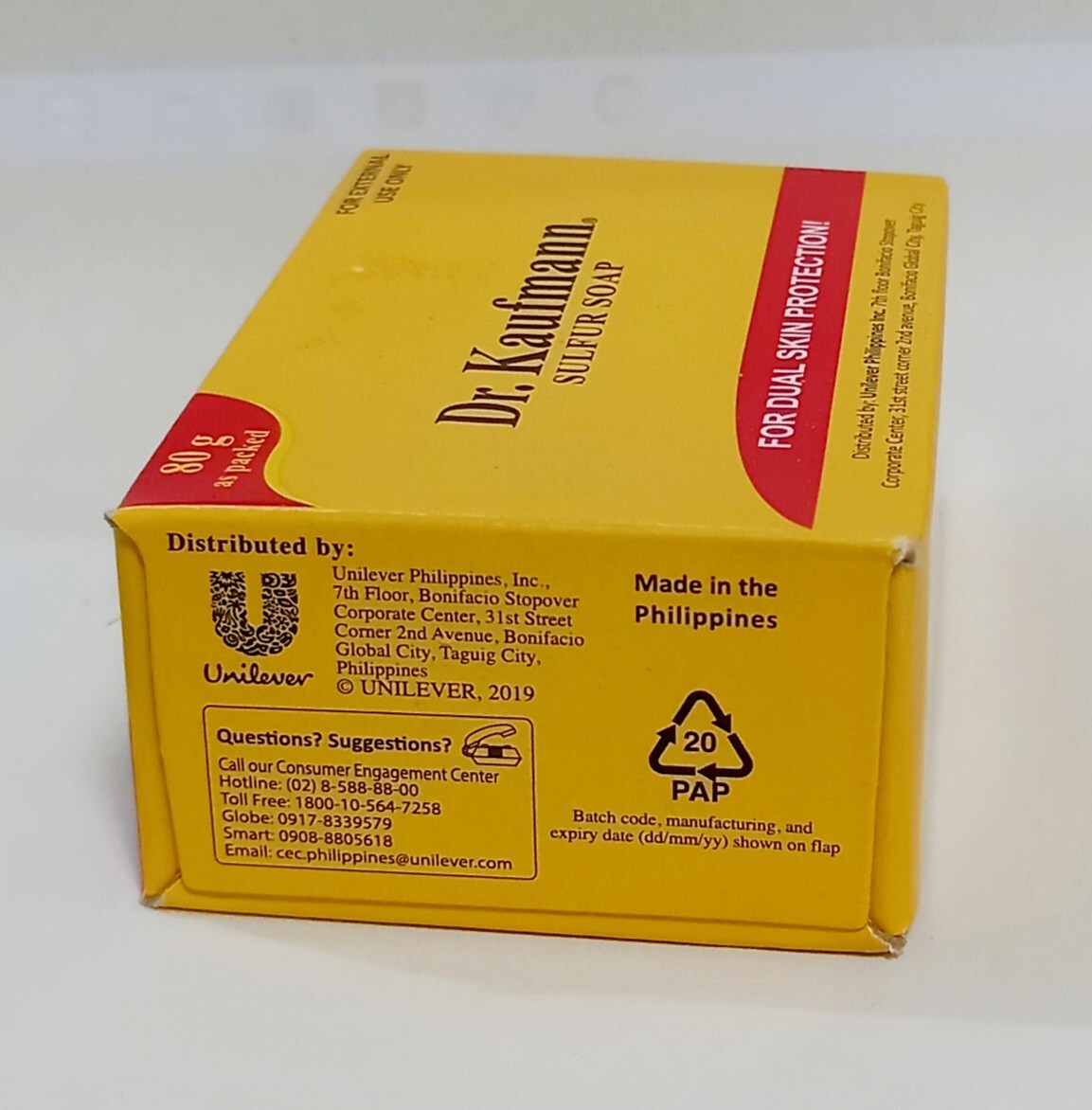 Dr. Kaufmann Sulfur Soap (2 Bars x 80g) Dual Skin Protection