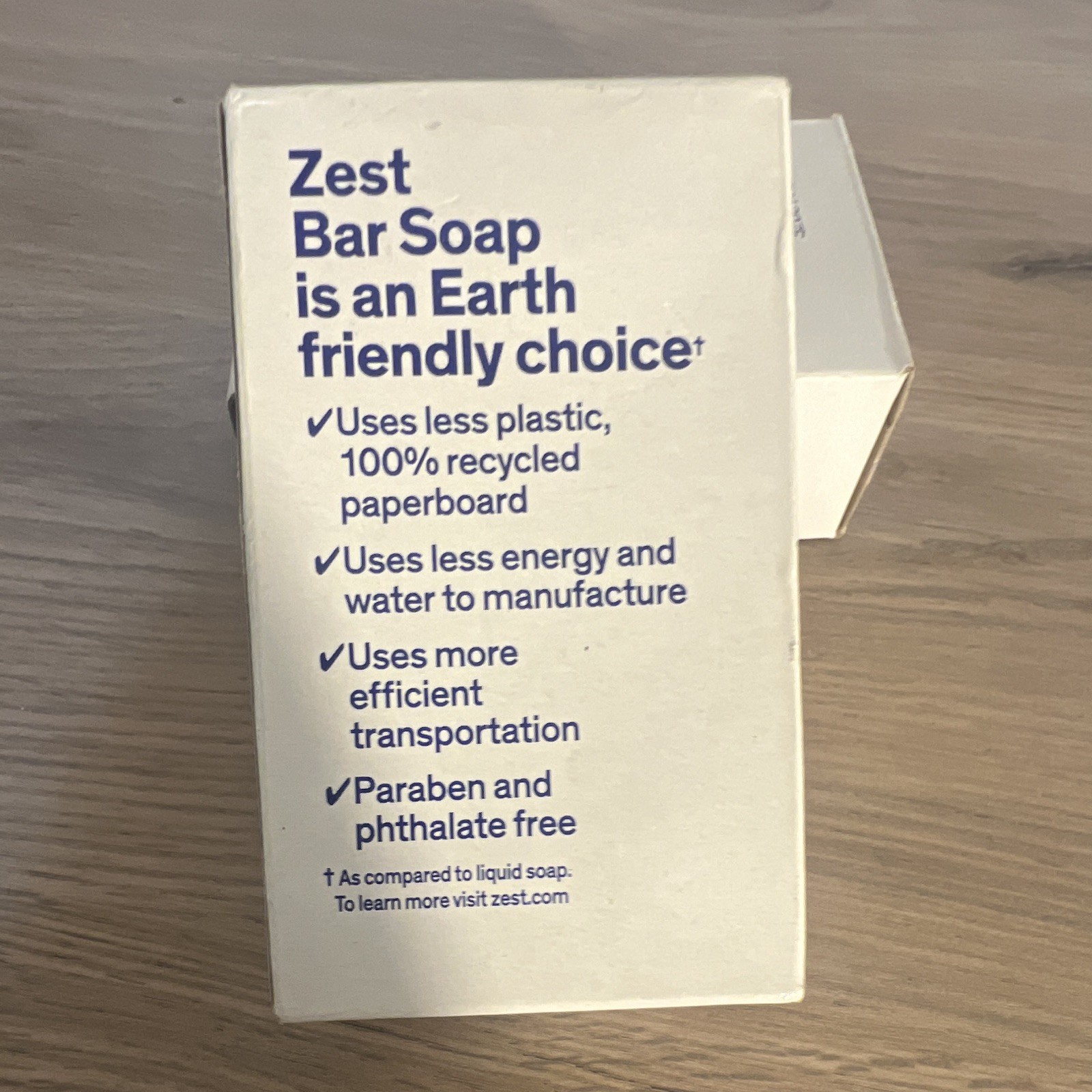 Zest Bar Soap, Paraben-Free & Phthalate-Free, White (2 Boxes)