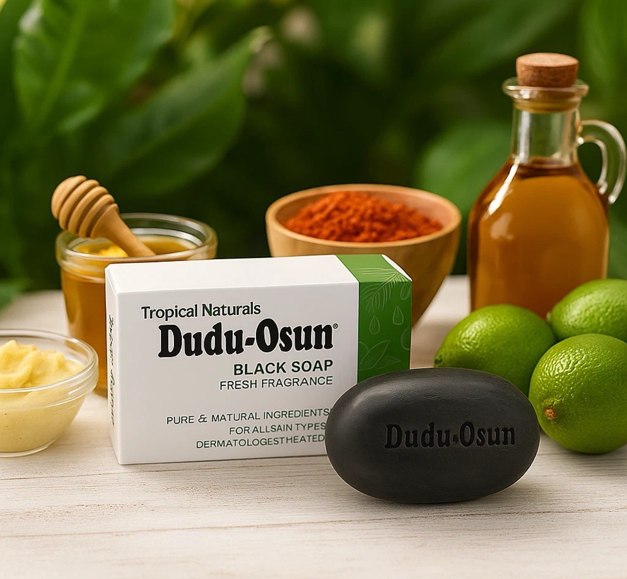 Dudu Osun African Black Soap Fresh Fragrance Natural Ingredient Dermatologist