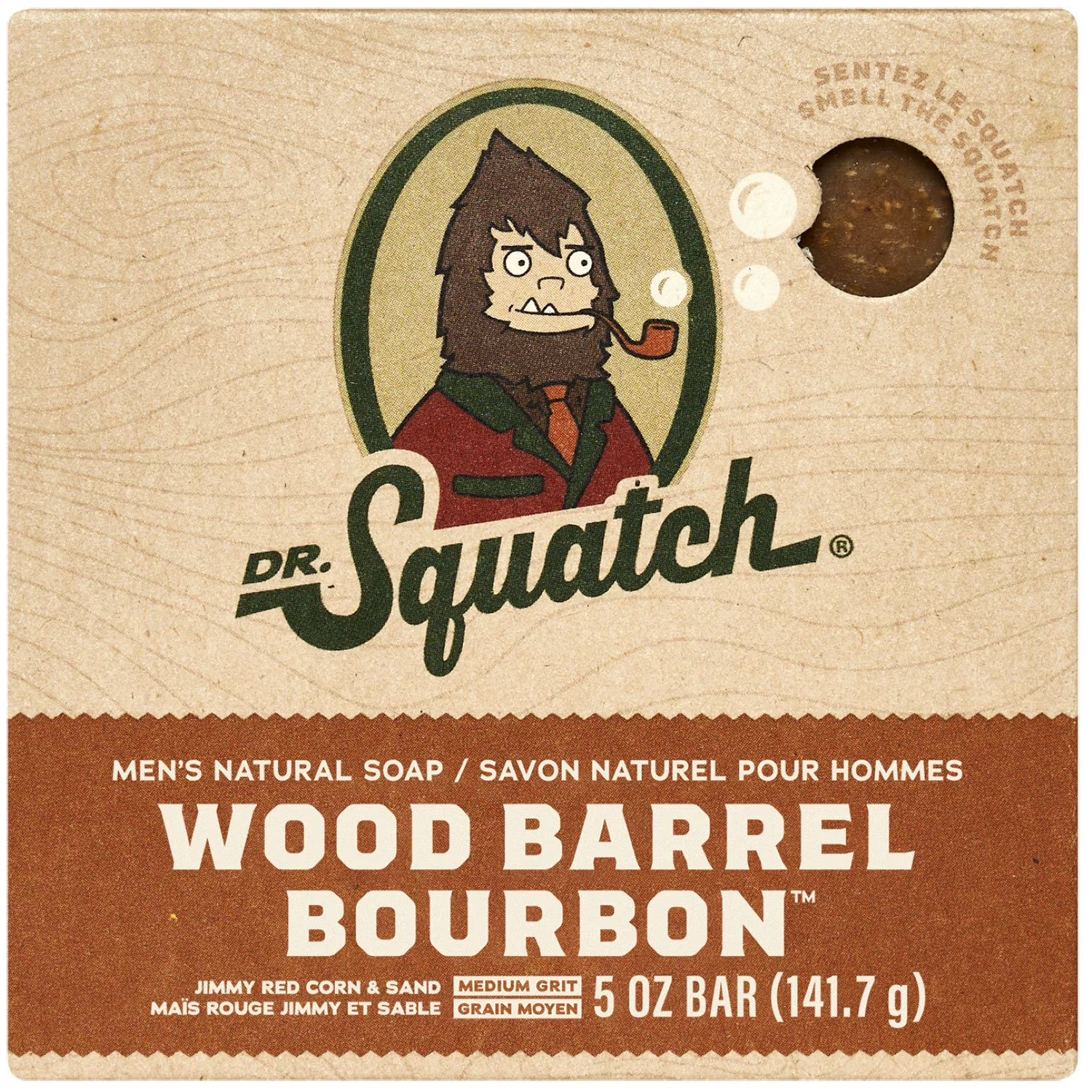 Dr. Squatch Natural Bar Soap Variety Pack 6 Bars 5 oz Each Men Soap Set