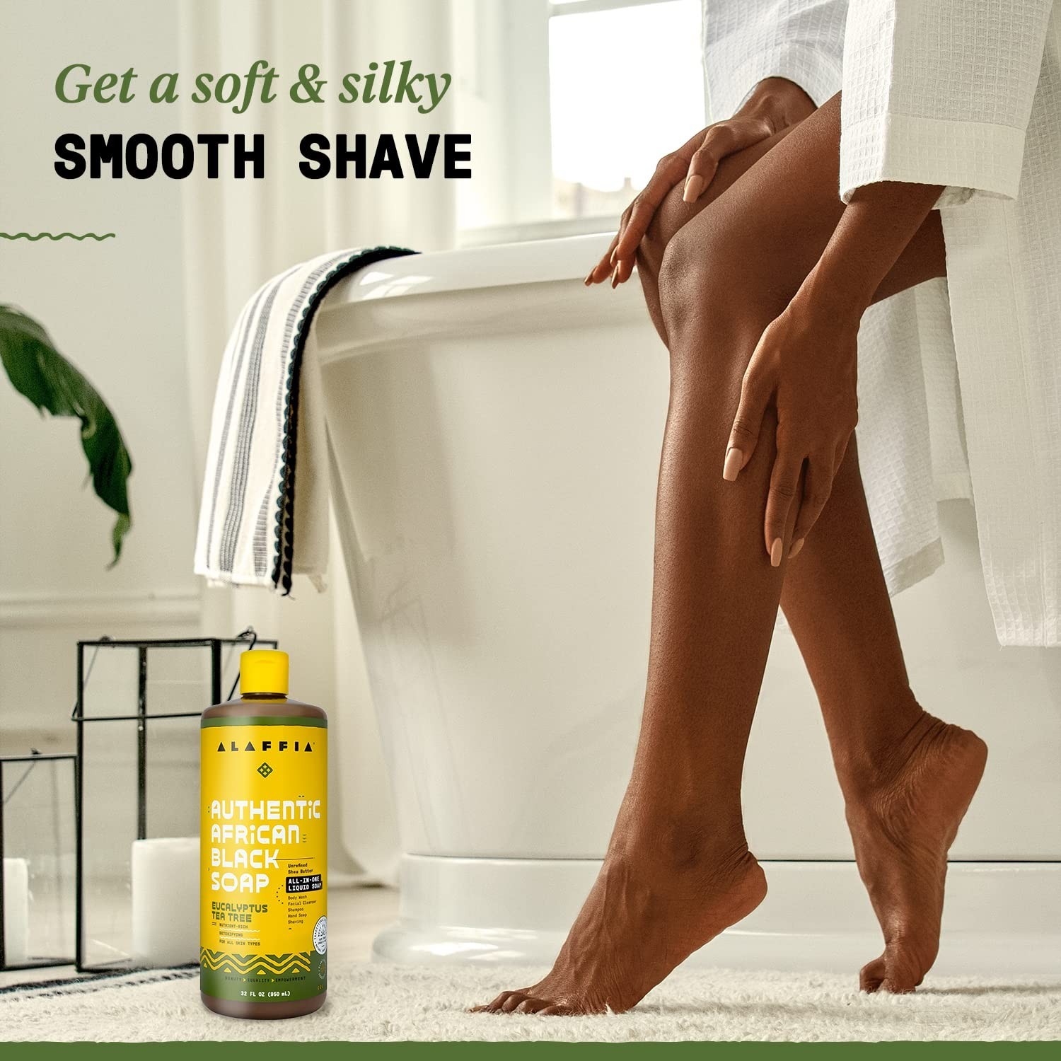 All-in-One African Black Soap, Eucalyptus Tea Tree