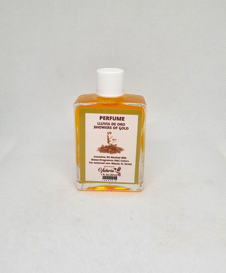 LLUVIA DE ORO PERFUME FEROMONA ATRAE DINERO PROSPERIDAD ABUNDANCIA 1PC