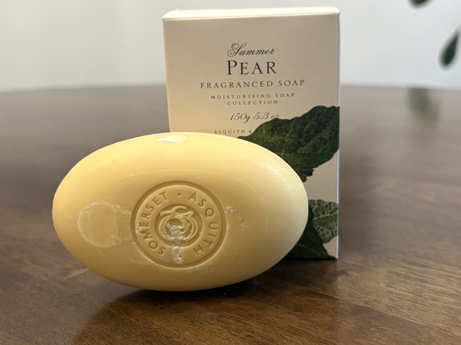 Asquith & Somerset Summer Pear Soap 5.3 oz Triple Milled NEW