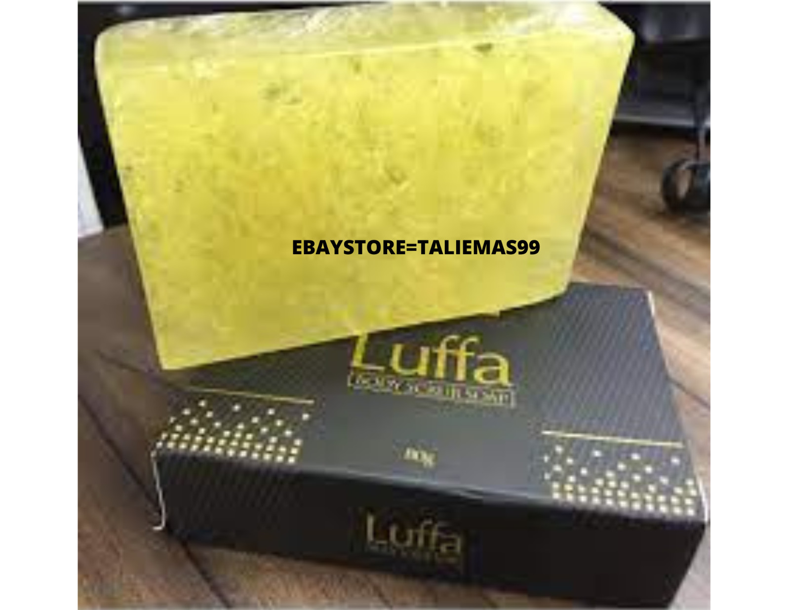 80g FLUFFY LUFFA Body Scrub Soap REMOVE DIRT Dark Spots Dead Skin Cells