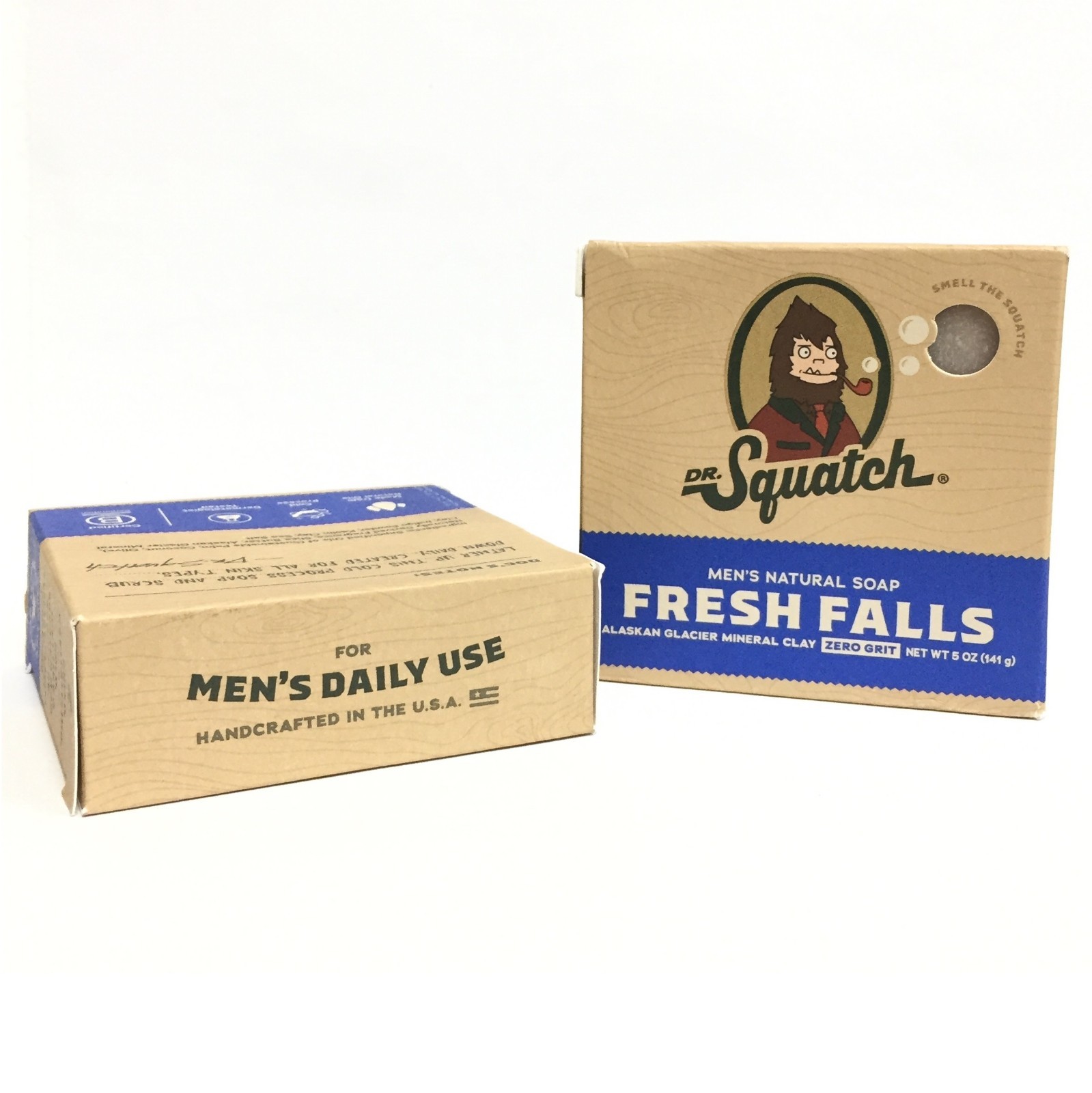 (2 PACK) Dr.Squatch Men’s Soap- Fresh Falls, 5 oz