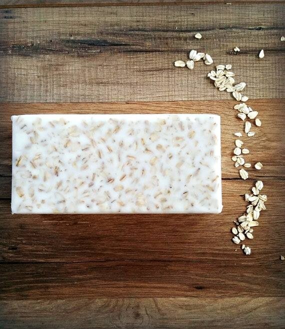 Honey Oatmeal Goat Soap. Whole loaves (36 – 38 oz. & 8 /12 in. long) Homemade