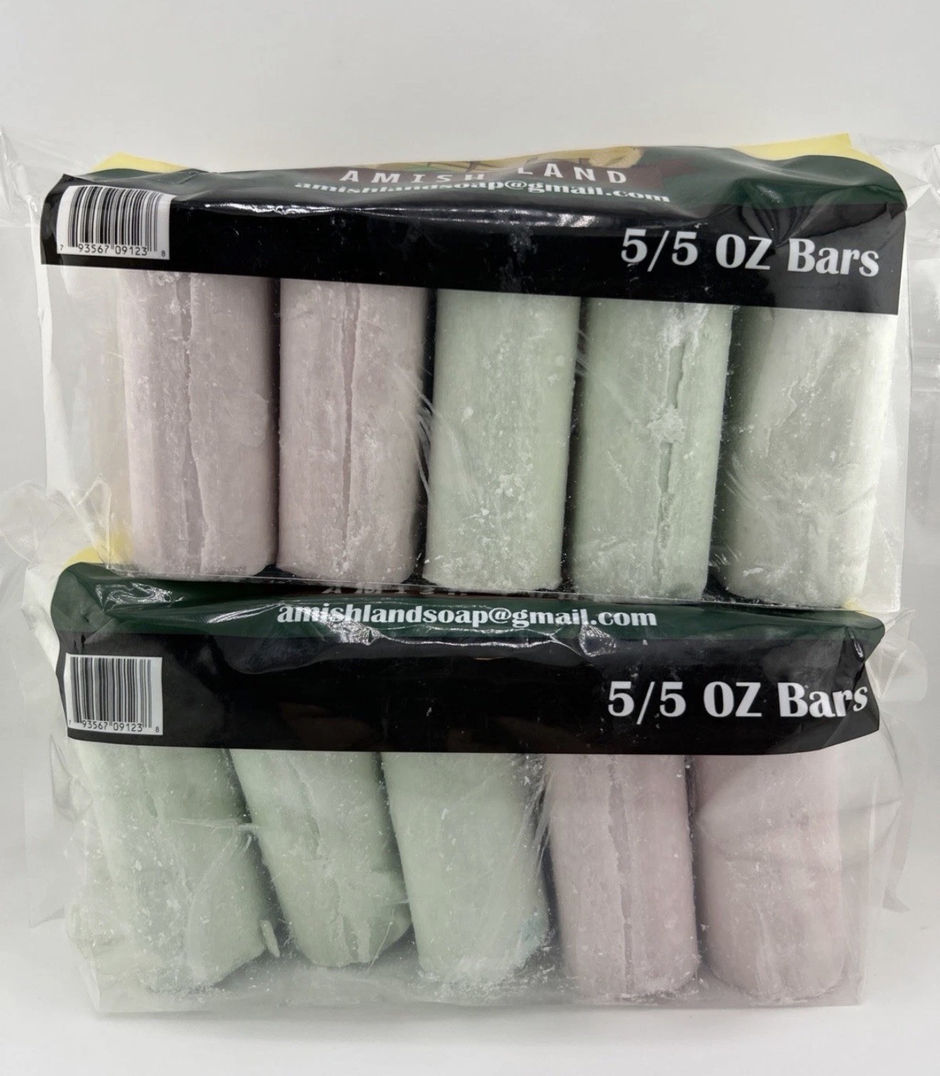2 BAGS Amish Land Bar Soap 5 Large Bars Each (10 Bars TOTAL)