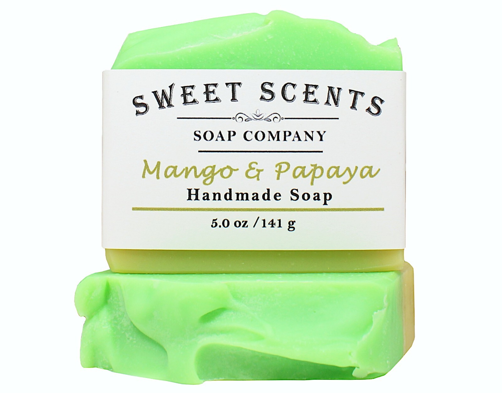Mango & Papaya Soap – Handmade, Cold Process, Scented Soap