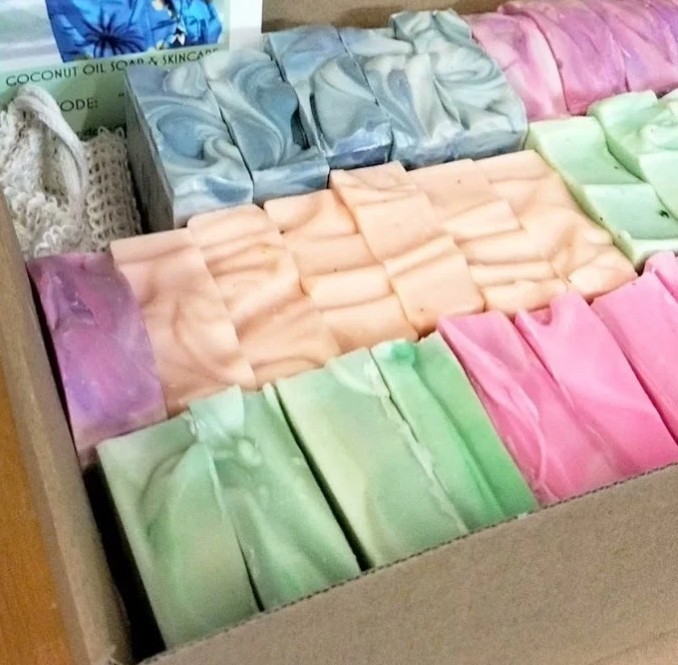 Tropical Artisan Soap Box 36 Mixed Tropical Scents Wholesale Soap Bulk Soap