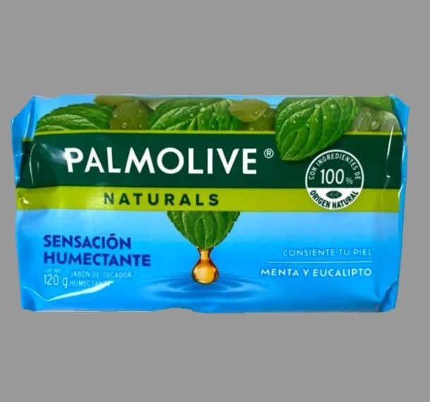 2PK-Palmolive Naturals Mint & Eucalyptus Bar Soap 120g Moisturizing 100% Mexican