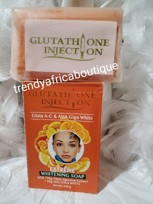 Abebi white vip Supreme face and body A-C ZERO problem soap. 200gx1 super glow👌