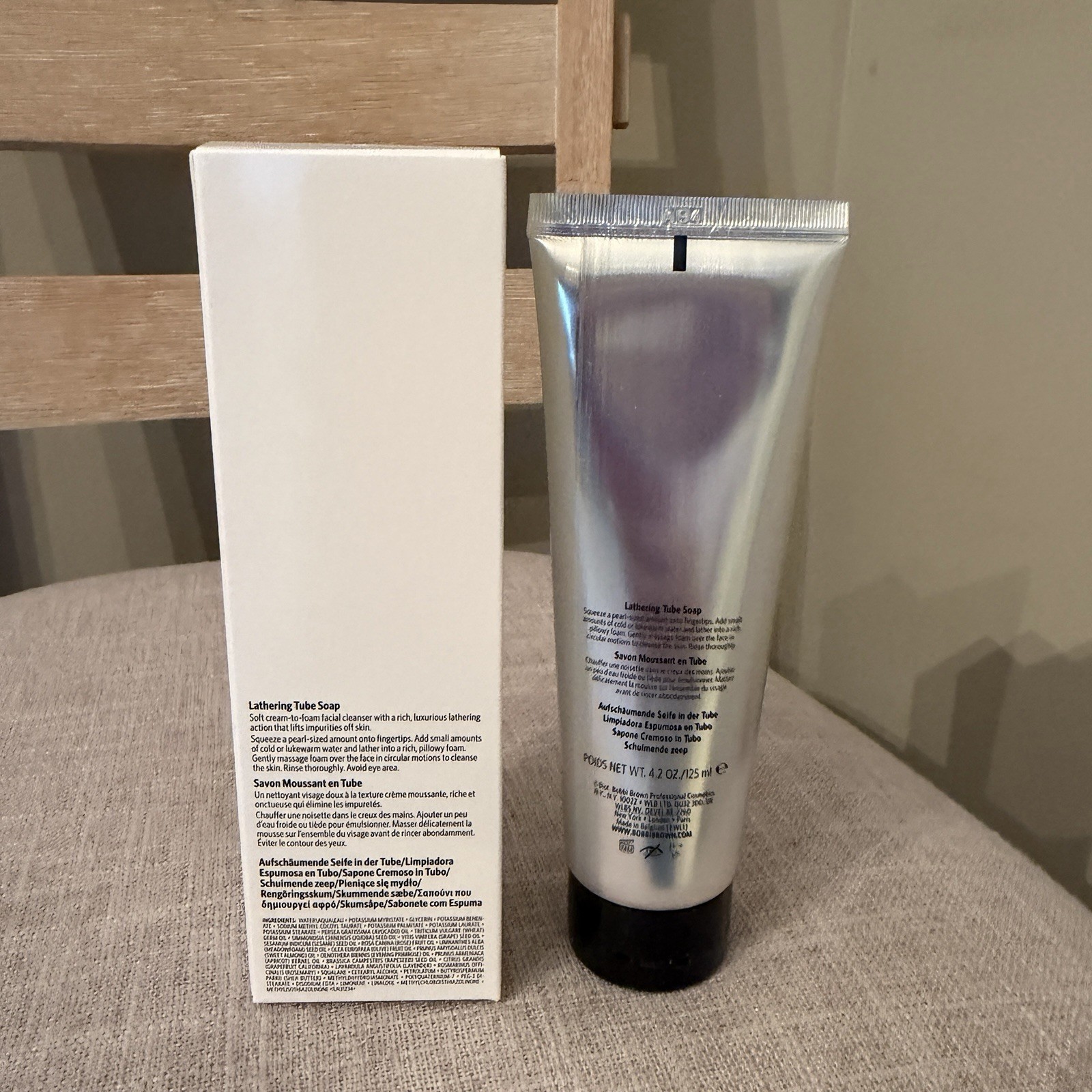 Bobbi Brown Lathering Tube Soap 4.2oz / 125ml FULL SIZE New in Box