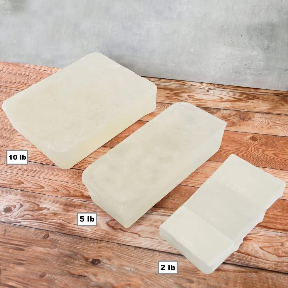 Aloe Soap Base – Moisturizing Melt and Pour Glycerin for Crafting Making Easy to