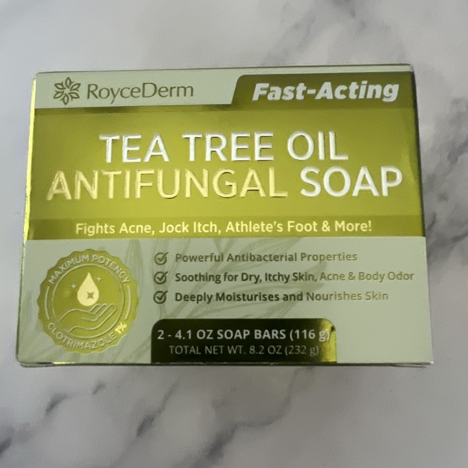 Roycederm Antifungal Antibacterial Tea Tree Soap: Antifungal Antibacterial Treat