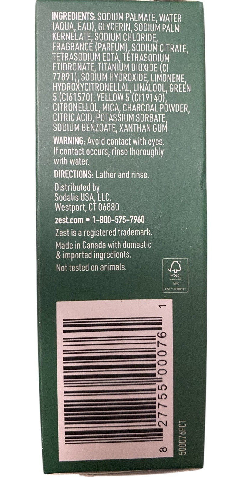 ZEST with Classic Brut Scent Moisture Bar Soap 7.05 oz 50+ Washes 4 Boxes New