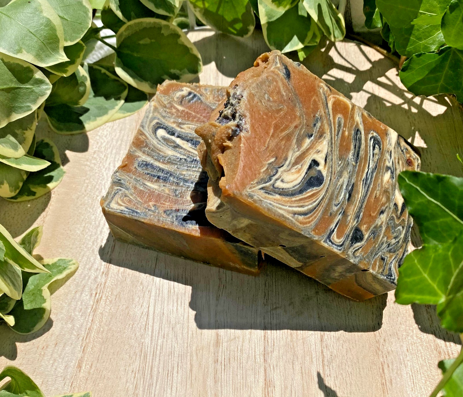 Turmeric, Charcoal and Essential oil soap bars 4.5+ oz FREE 1 oz Body Butter