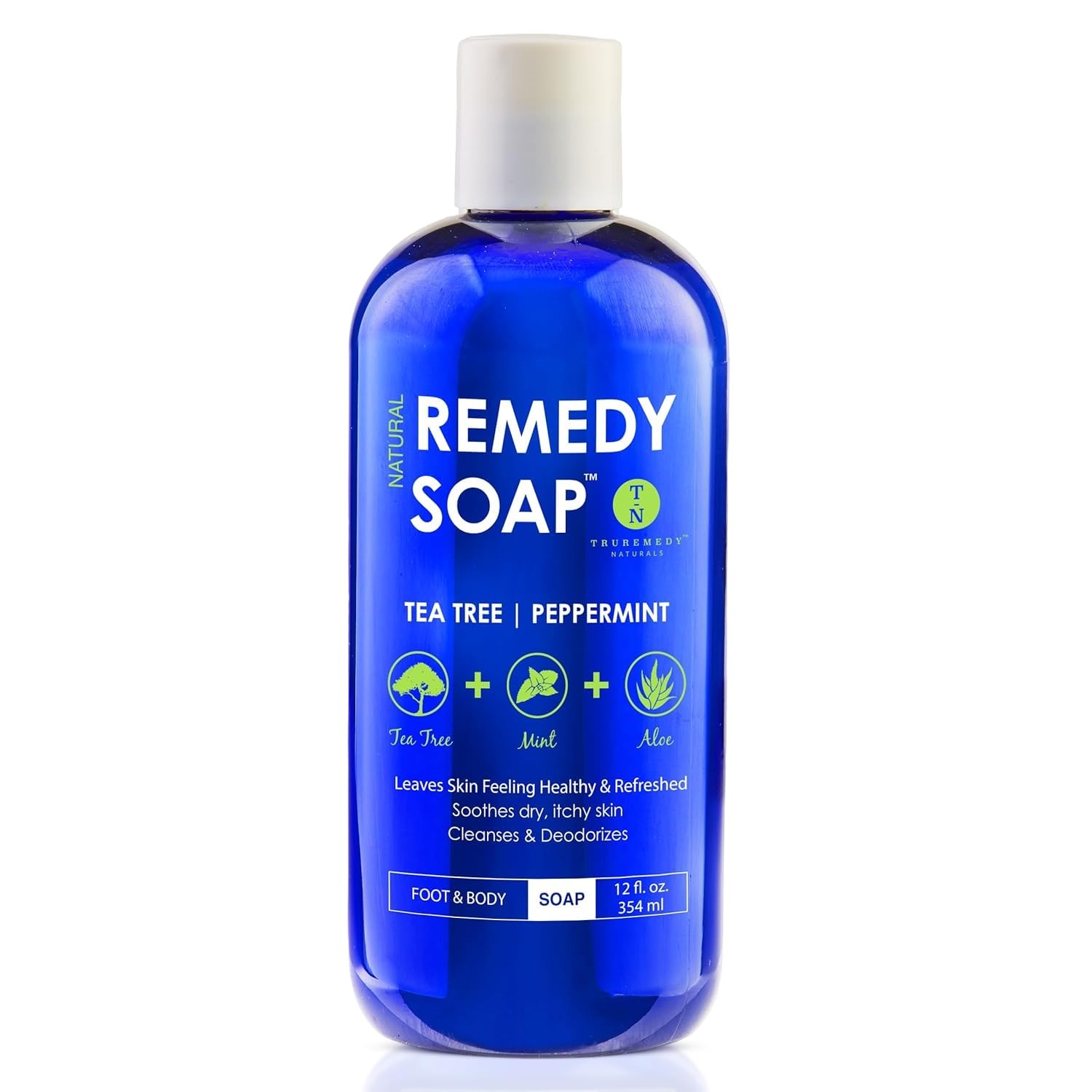 Remedy Soap Tea Tree Oil Body Wash, Helps Body Odor, Athlete’s Foot, Jock