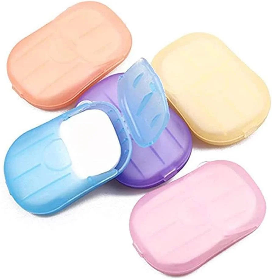 500 Sheets Colorful Disposable Soap Paper,5 Boxes Hand Cleaner Fragrance Mini Co