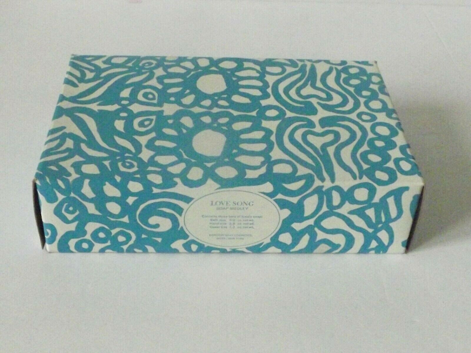 Vtg Dorothy Gray Cosmetics Love Song Soap Medley Bath Hand & Guest Size Bars New