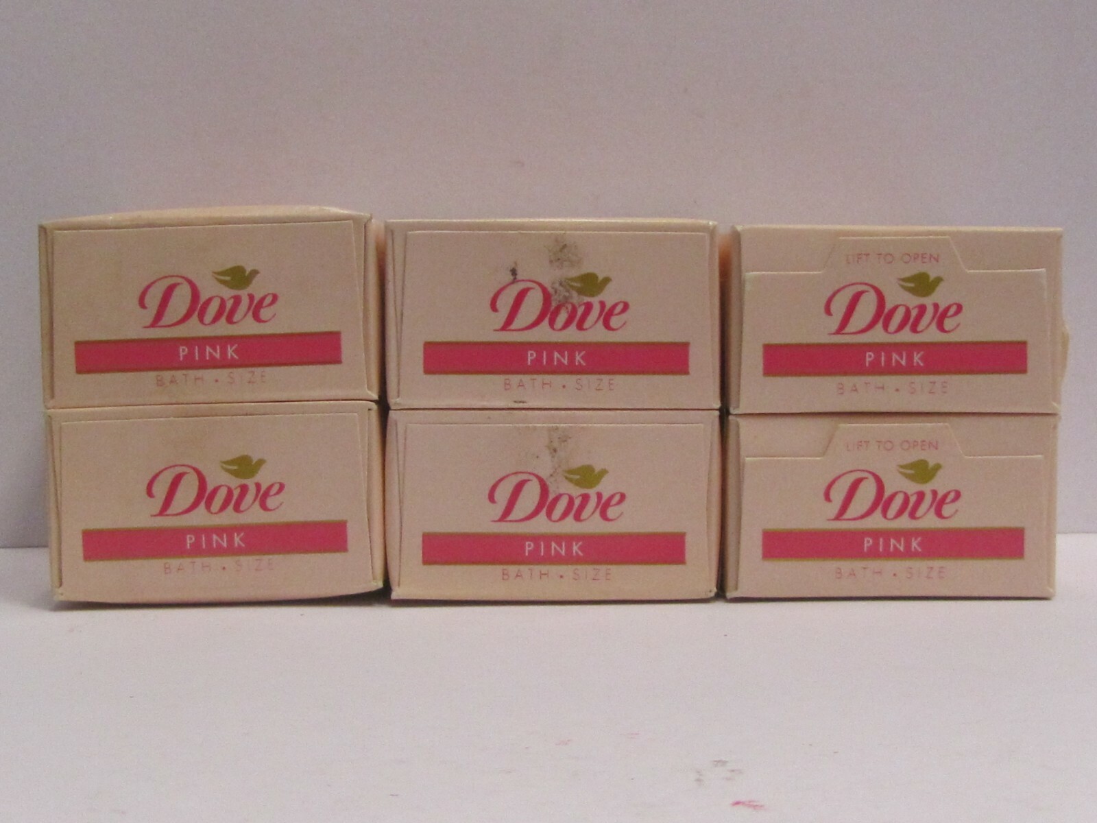 Dove Beauty Bar Soap Pink 1/4 Moisturizing Cream Lot of 6 x 4.75 oz Brand New