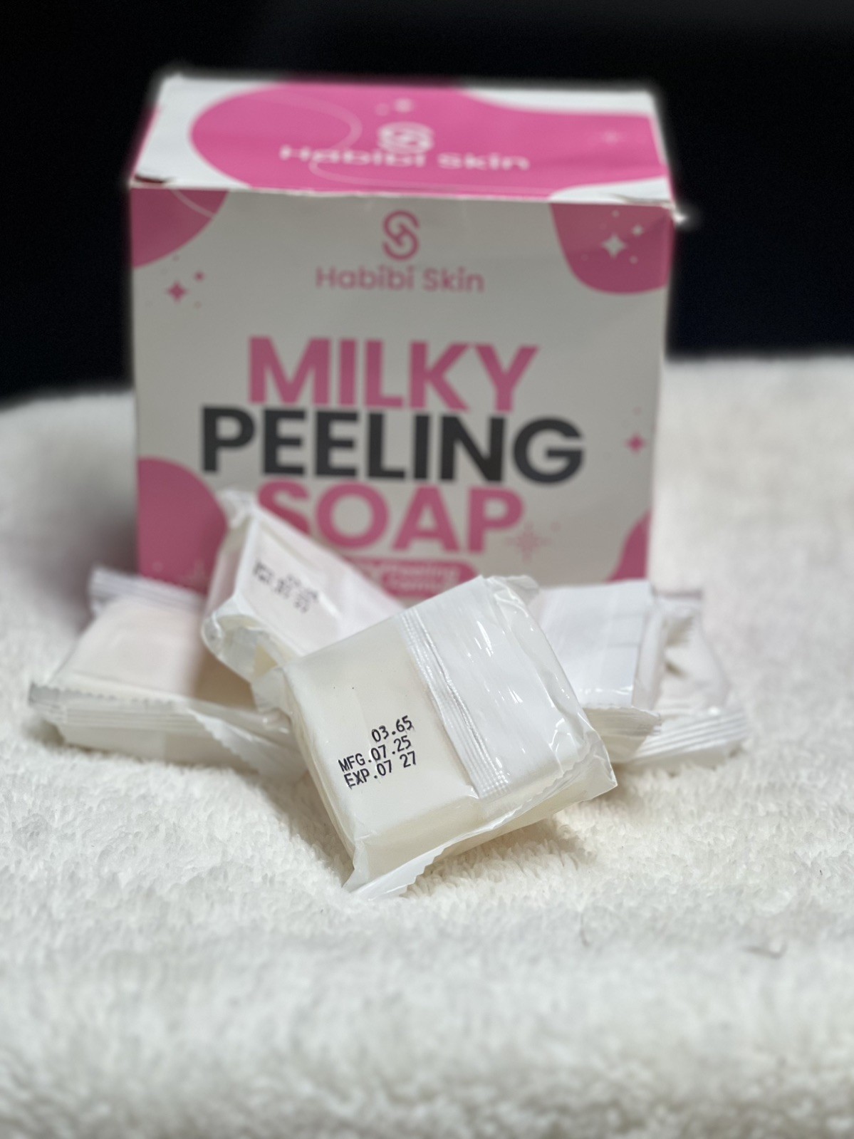 Habibi Milky Peeling Soap (4Bars) I am a verified and legitimate reseller
