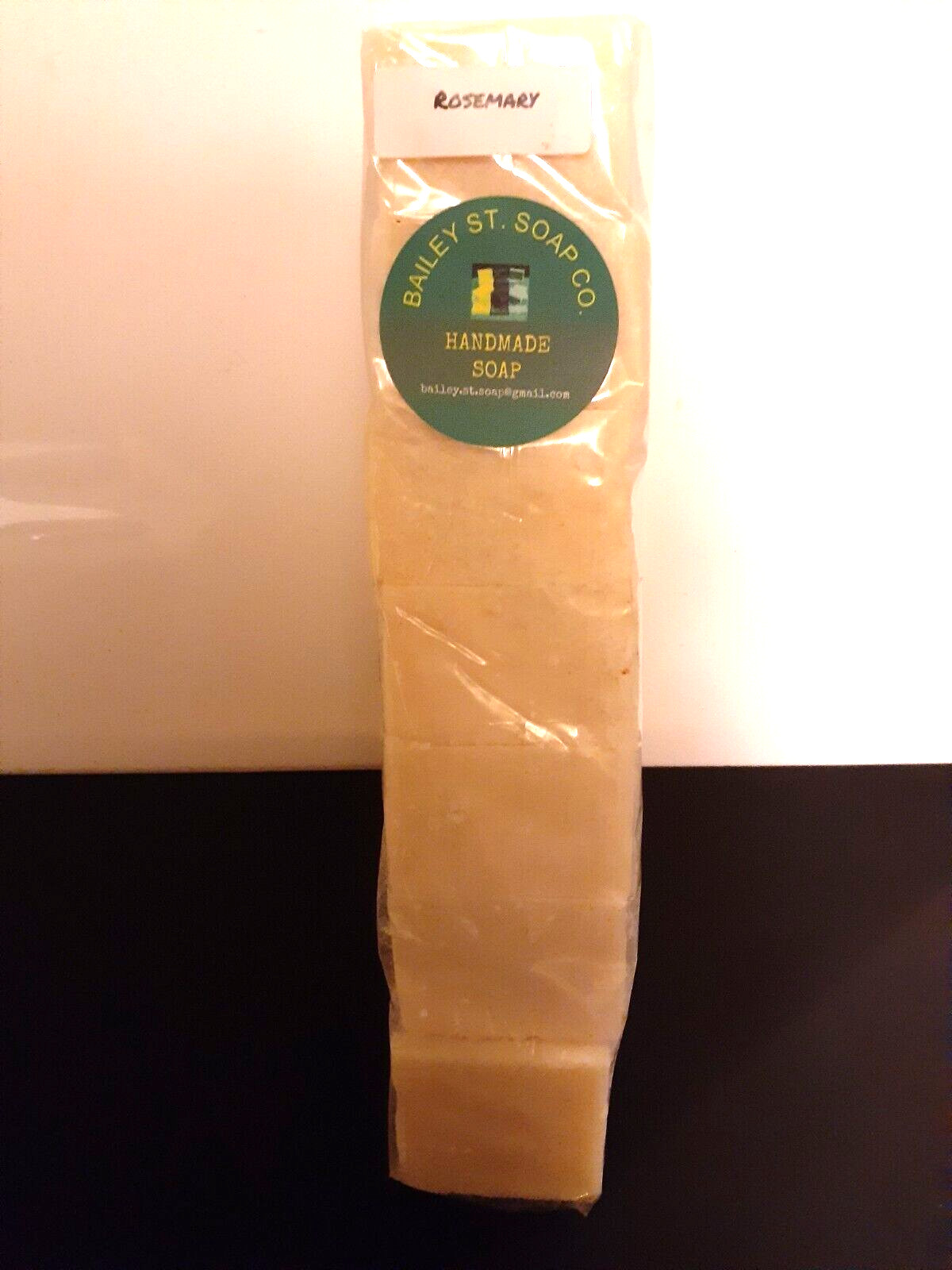 Rosemary Handmade Soap Loaf 7 Precut Bars