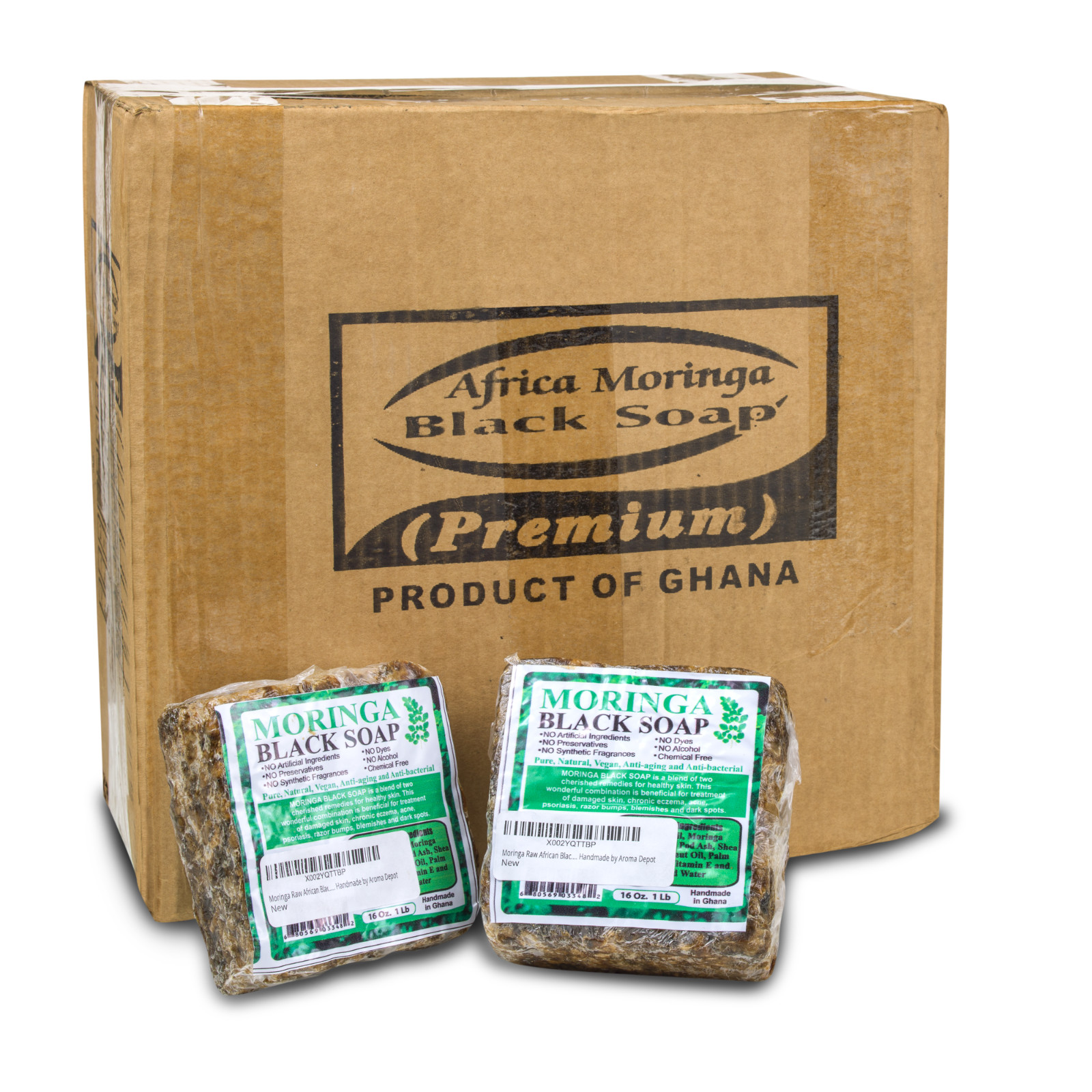 Raw African Black Soap Wholesale 100% Pure Organic Unrefined Natural Soap Bar