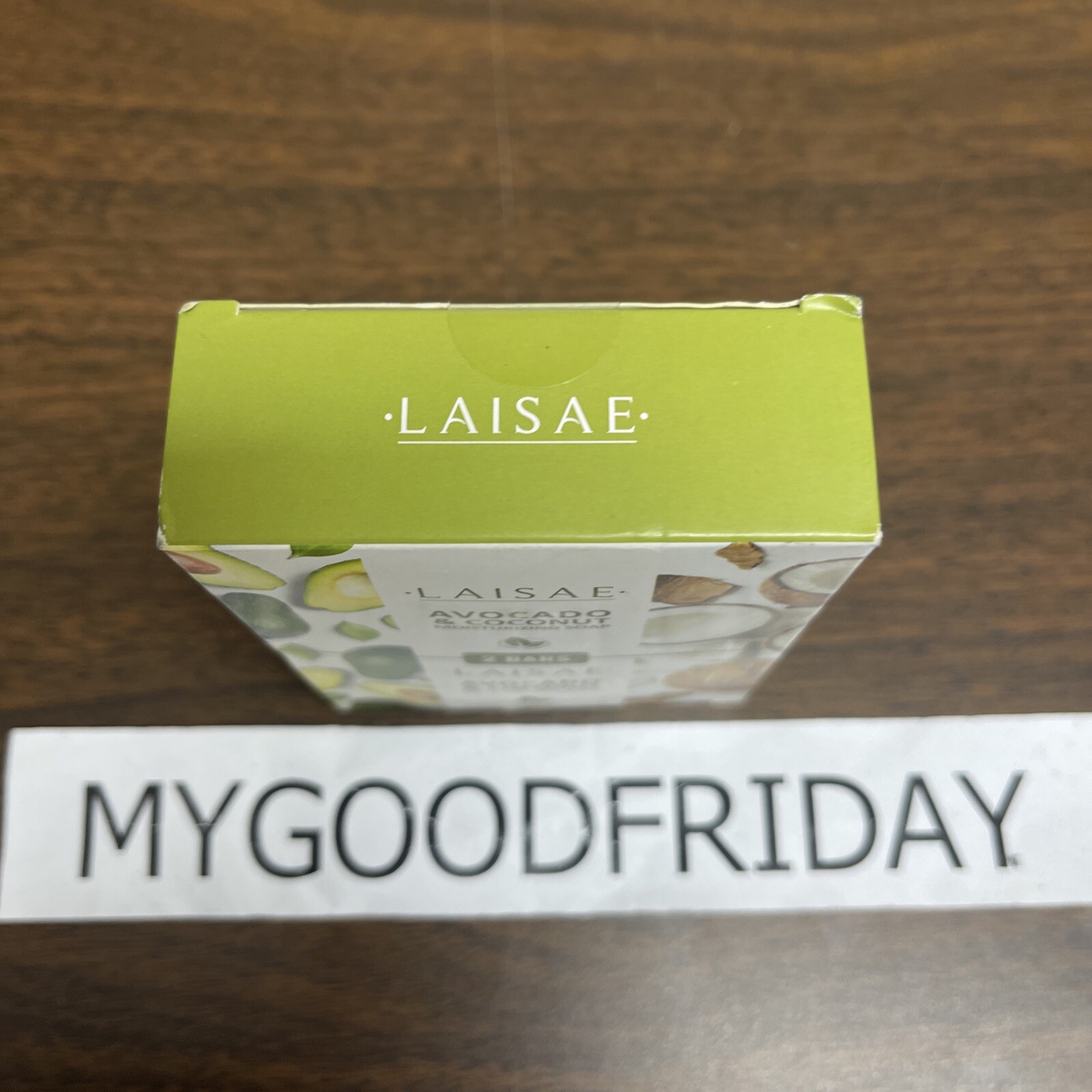 LAISAE AVOCADO & COCONUT MOISTURIZING SOAP 2 BARS 3.52 OZ EACH