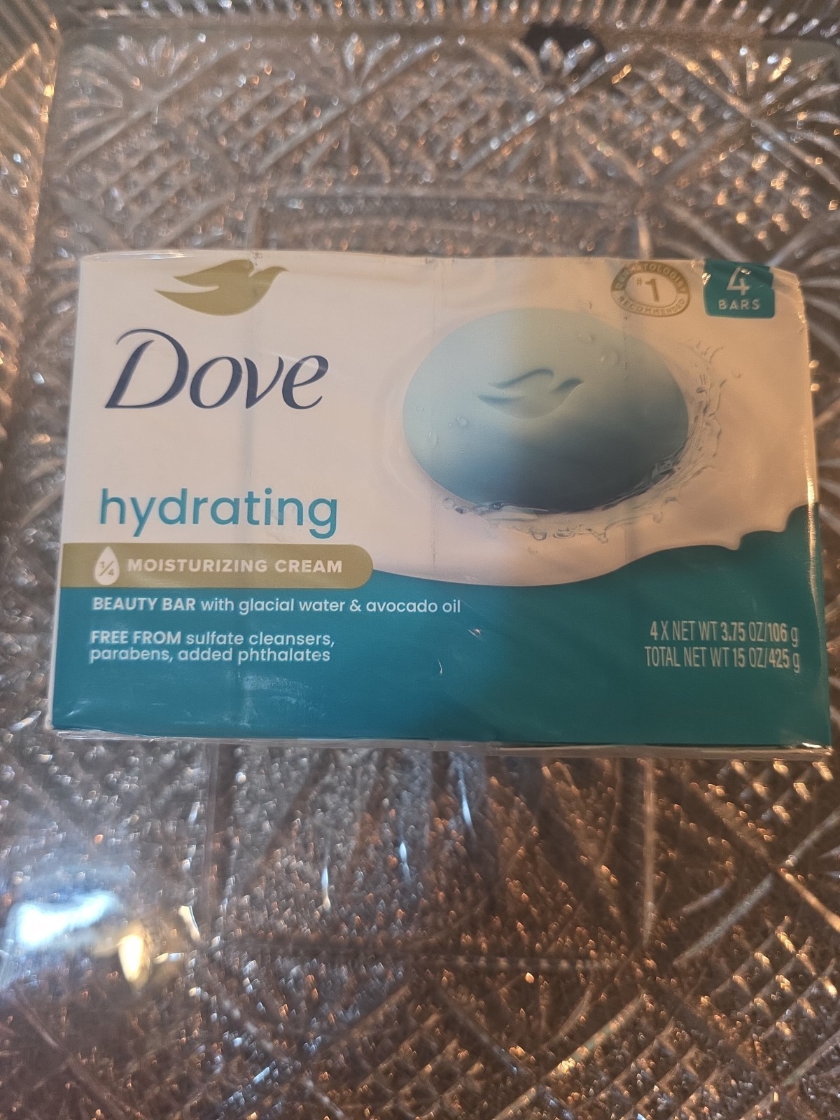 Dove Hydrating Moisturizing Cream Bars.4pk