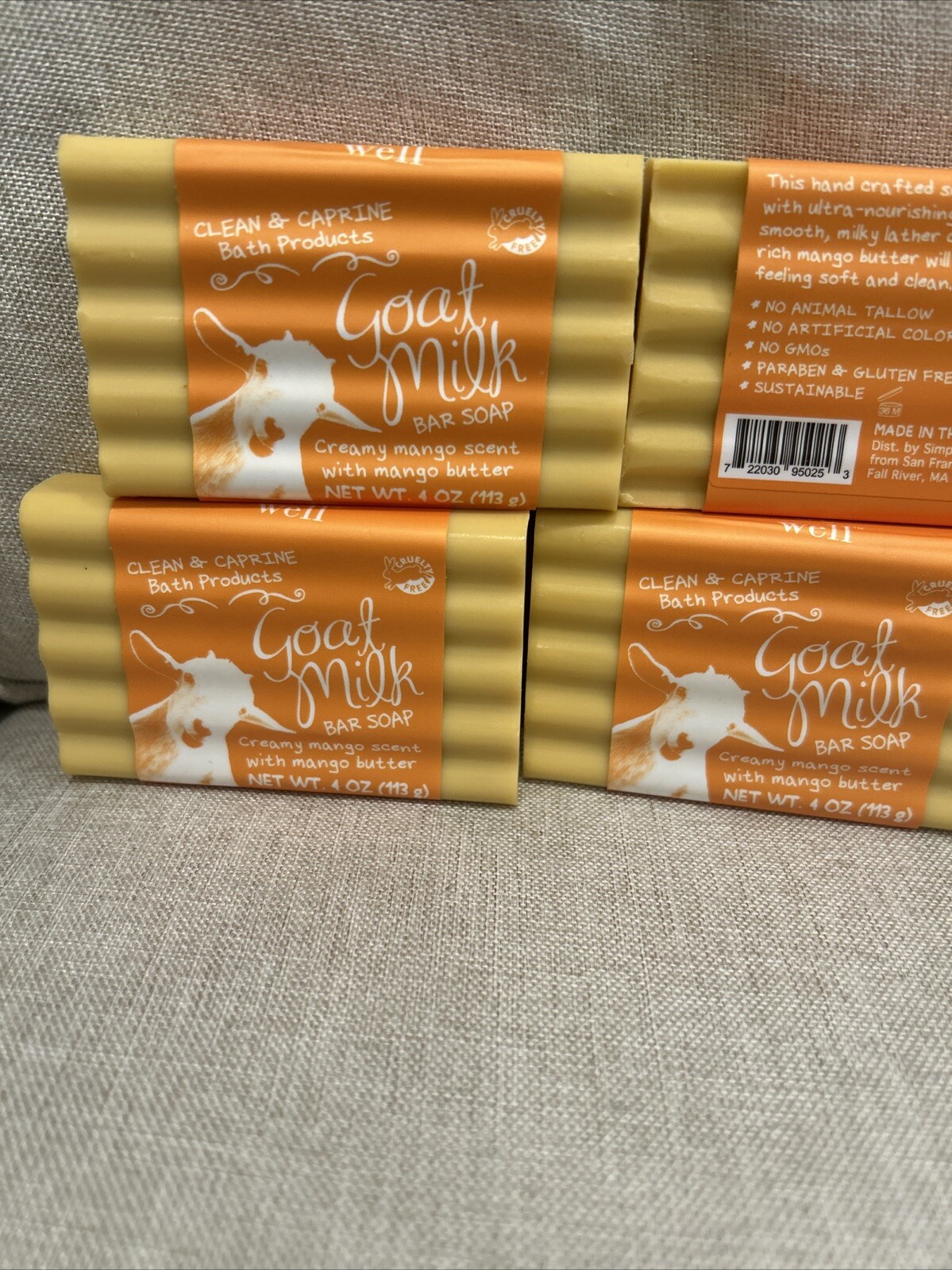 goat milk soap no animal tallow no artificial color