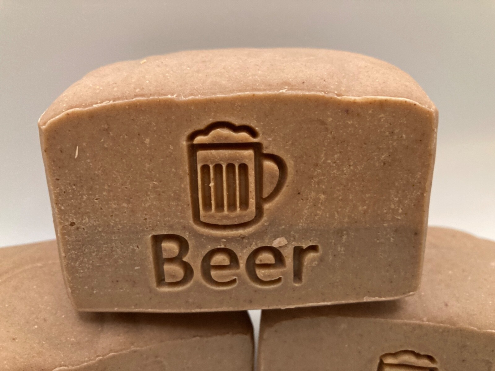 Homemade Spiced Red Tea Chunky Jumbo Beer Soap Bars, Lot 3