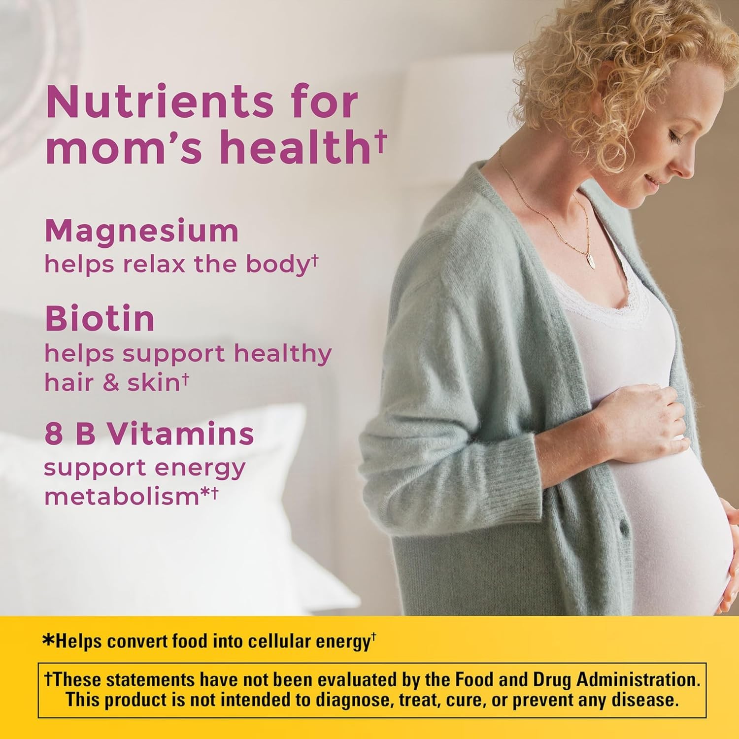 Prenatal Multivitamin & DHA for Eyes Brain & Nervous Support (60 Caps)