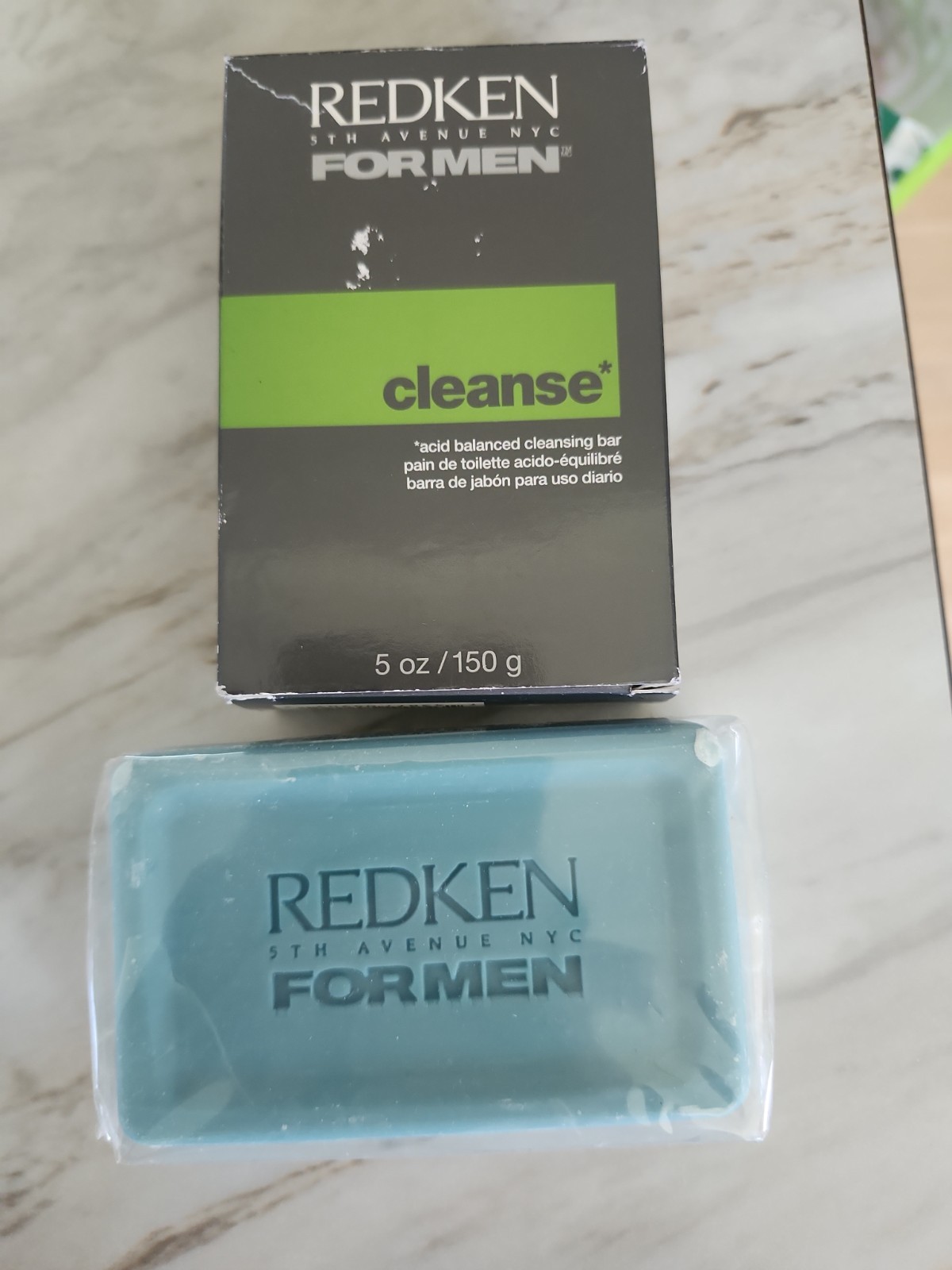 Redken for Men Cleanse Acid Balanced Cleansing Bar -5 oz – New With Box