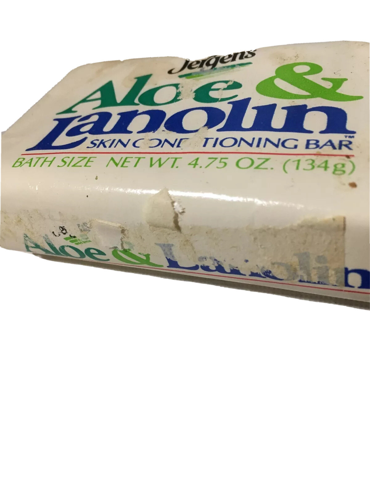 Jergens Aloe & Lanolin Bath Size Vintage Bar