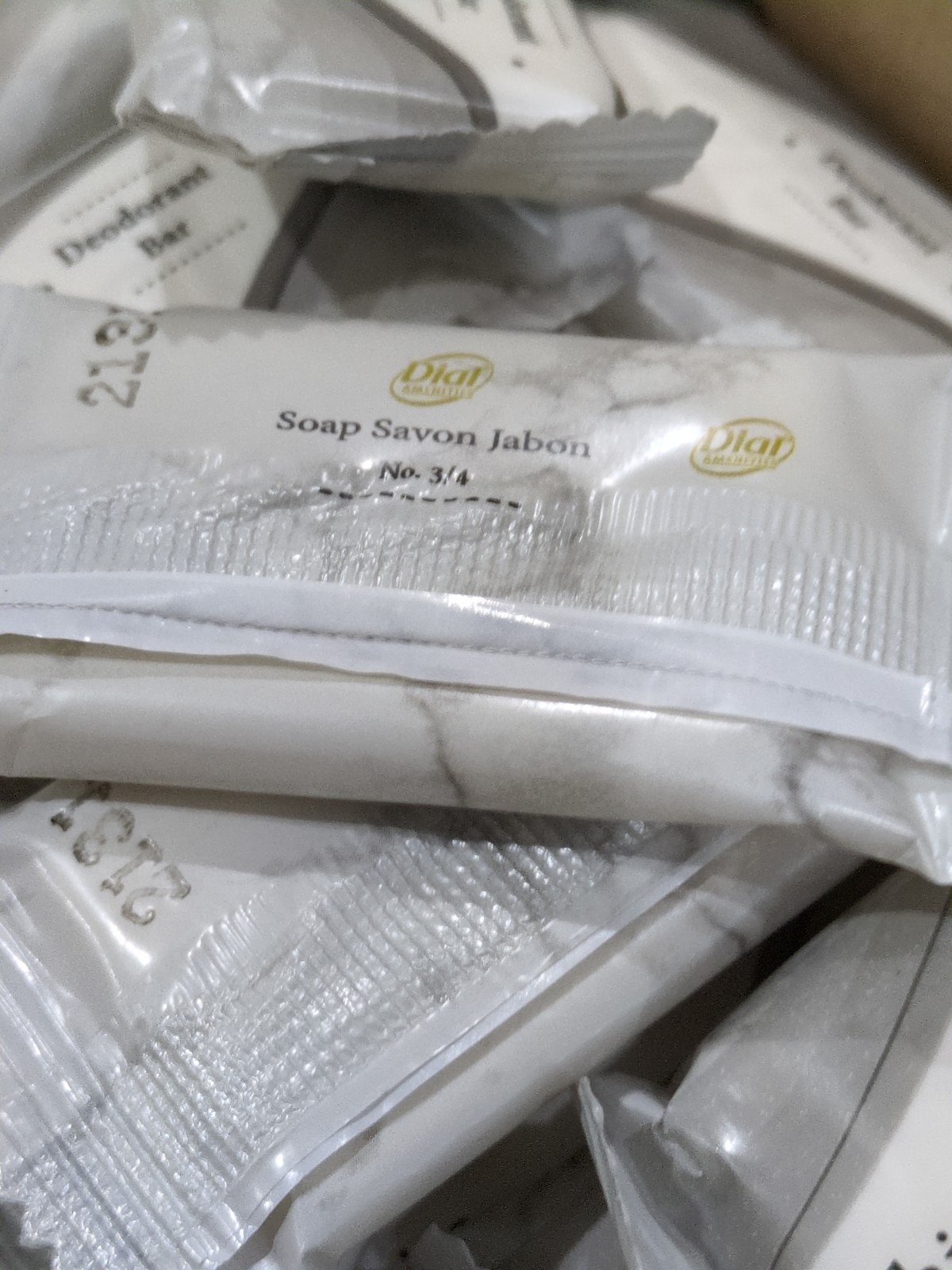 100 ct Dial White Marble Deodorant Bar Soap Bulk Hotel Travel Guest Size Lot