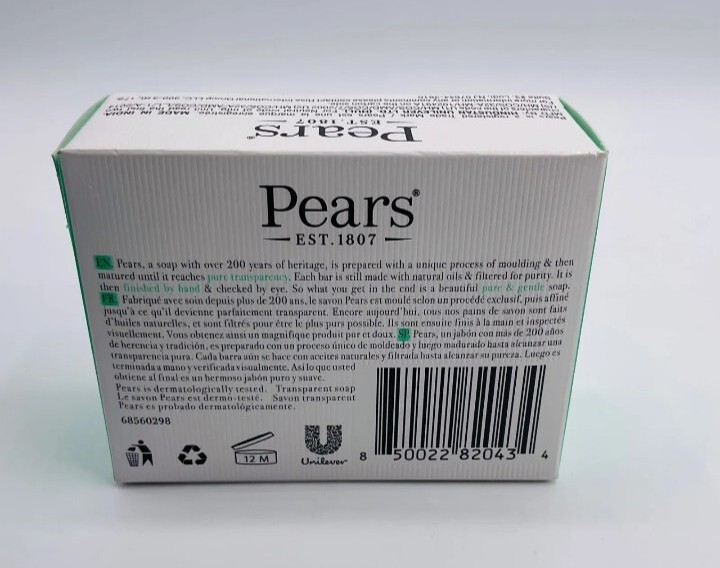 🆕️ PEARS (3.53 Oz.) Bar ●GLYCERIN & LEMON FLOWER EXTRACT● Oil-Clear Glow Bar🫧.