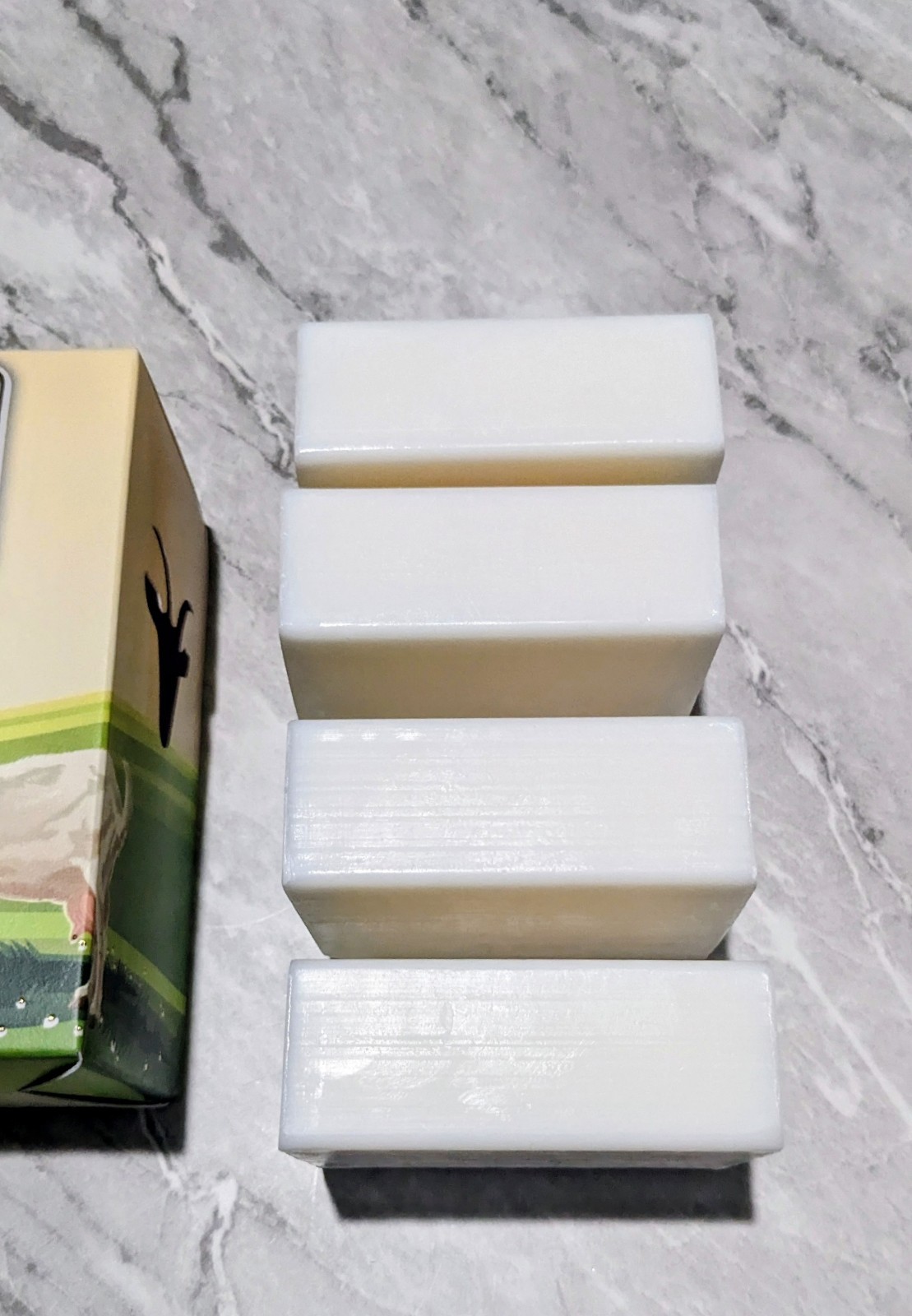 Goat Milk Bar soap Flower Fields Scented Pack Of 4 /100g Made In Portugal