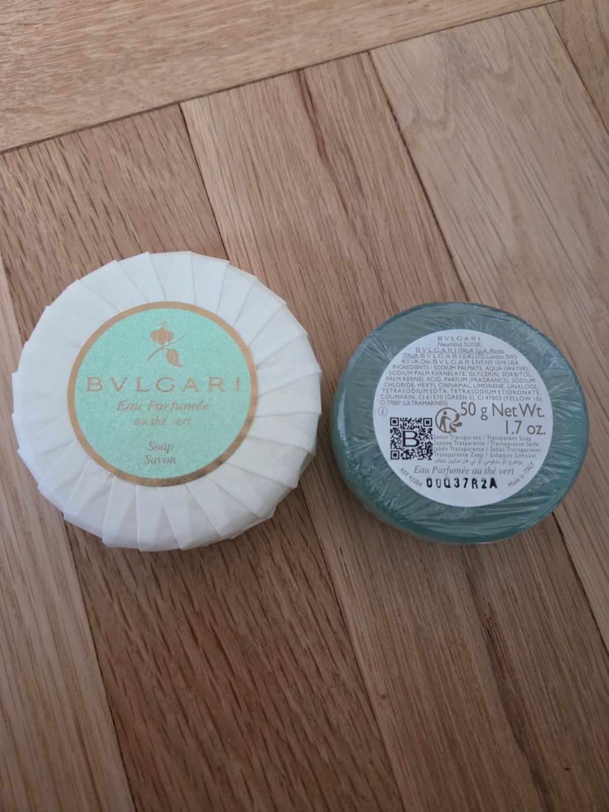 New Bvlgari Eau Parfumee au the vert 2.6 oz Soap Savon