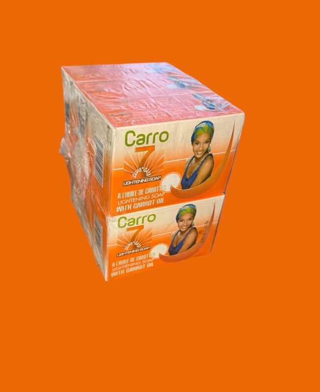 Carro 7 LIGHTENING SOAP WITH CARROT 🥕 OIL 6 Packs 225g Each