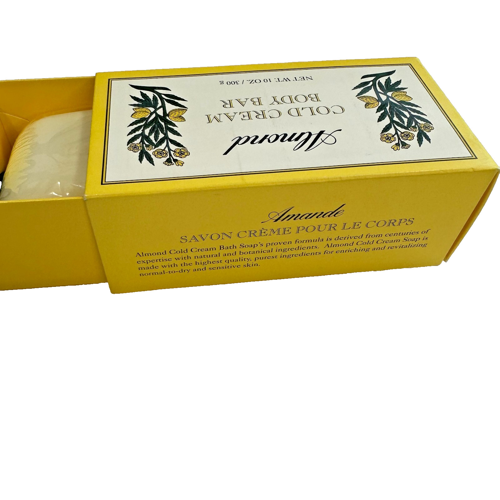 Caswell Massey Almond Cold Cream Body Bar Soap 10 oz 300g NEW SEALED