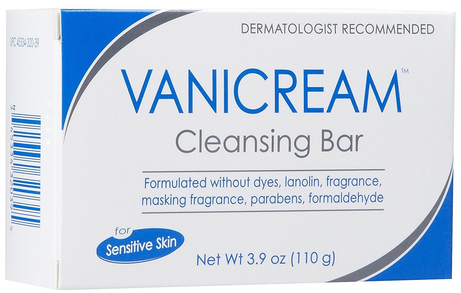 Vanicream Cleansing Bar, Fragrance Free, 3.9oz FRESH PHARMACY STOCK!
