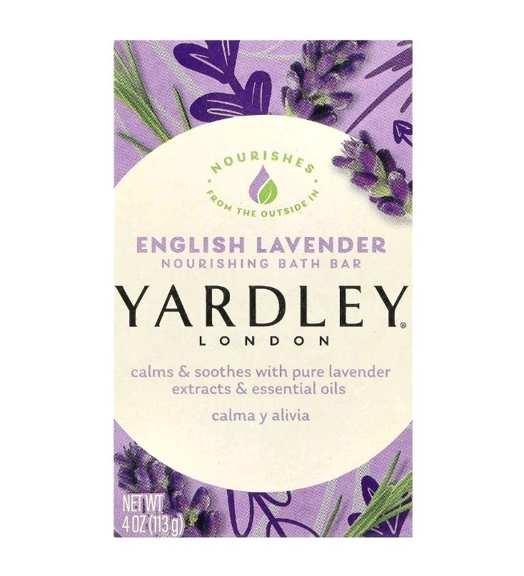 § YARDLEY LONDON (1) 4.0 Oz.🪻🫧 ●ENGLISH LAVENDER●🪻🫧 ≈NOURISHING≈ Bath Bars.
