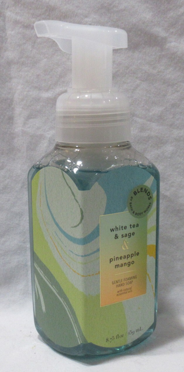 BLENDS by Bath & Body Works Foaming Hand Soap WHITE TEA & SAGE + PINEAPPLE MANGO