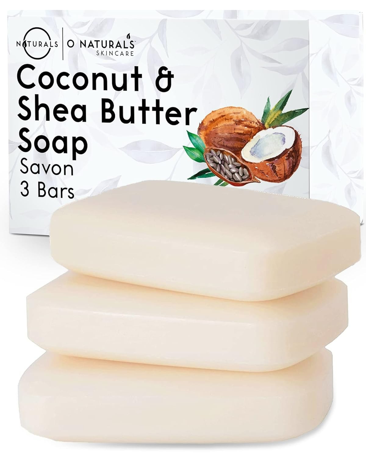 3-Pack Organic Soap Bar 4oz each-100% Cold Process Body Wash Scented Handma…
