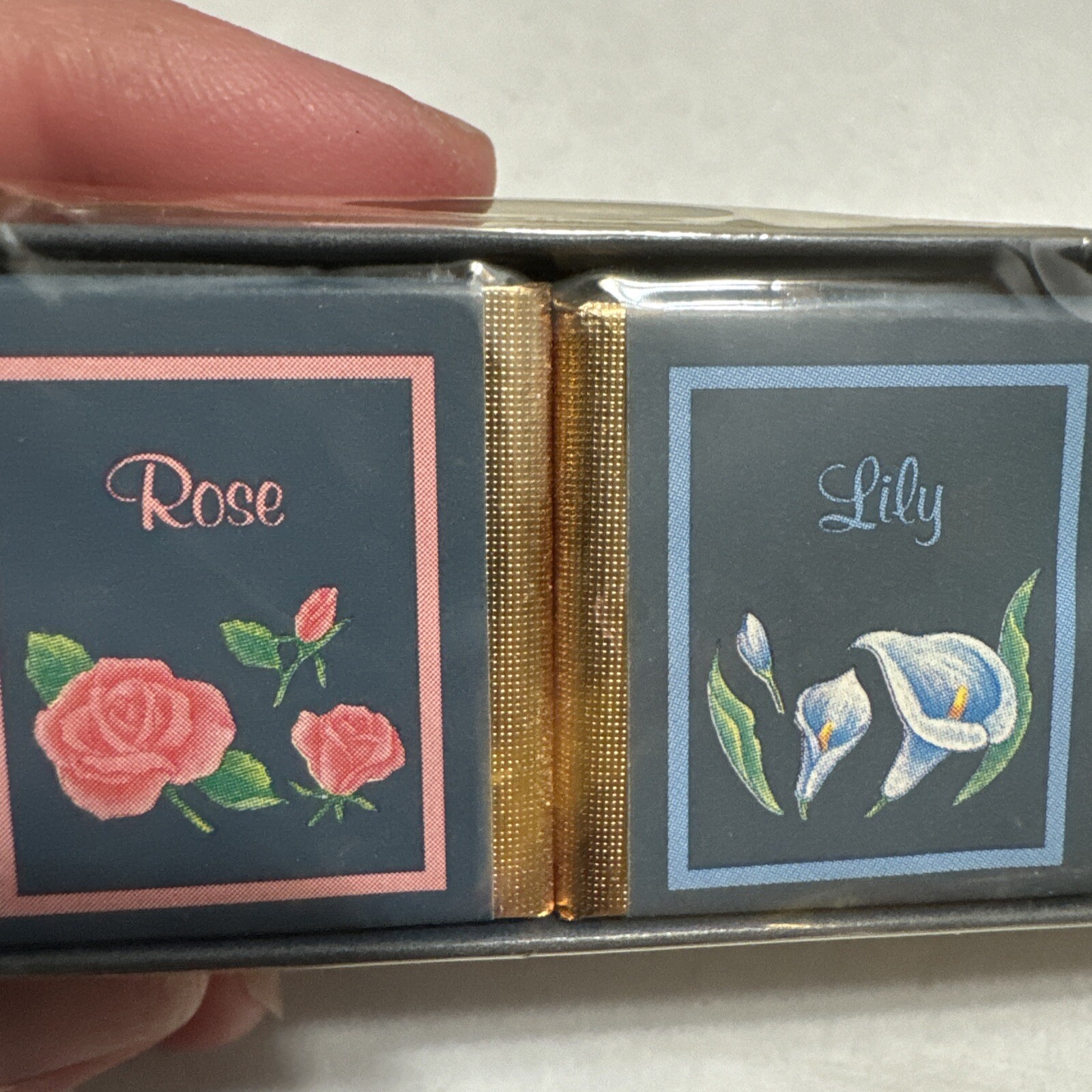 Vintage Ben Rickert & Delgar English Bath Cubes Floral Scents 6 Cubes Sealed